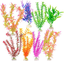 Load image into Gallery viewer, Aquatic Planet 8 PACK Artificial Fake Plastic Aquarium Plants Fish Tank Decoration
