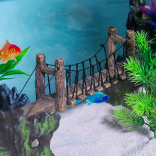 Load image into Gallery viewer, Aquatic Planet Rope Bridge Chinese Mountains Aquarium Ornament
