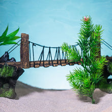 Load image into Gallery viewer, Aquatic Planet Rope Bridge Chinese Mountains Aquarium Ornament
