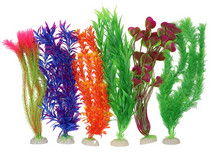 Load image into Gallery viewer, Aquatic Planet 6 PACK LARGE Artificial Fake Plastic Aquarium Plants Fish Tank Decoration
